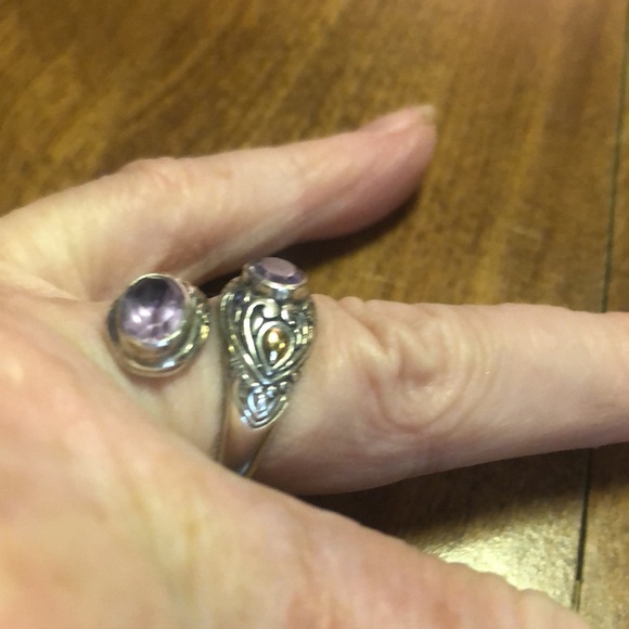 925 Sterling Silver Amethyst Ring Size 6 💍 - Picture 13 of 17